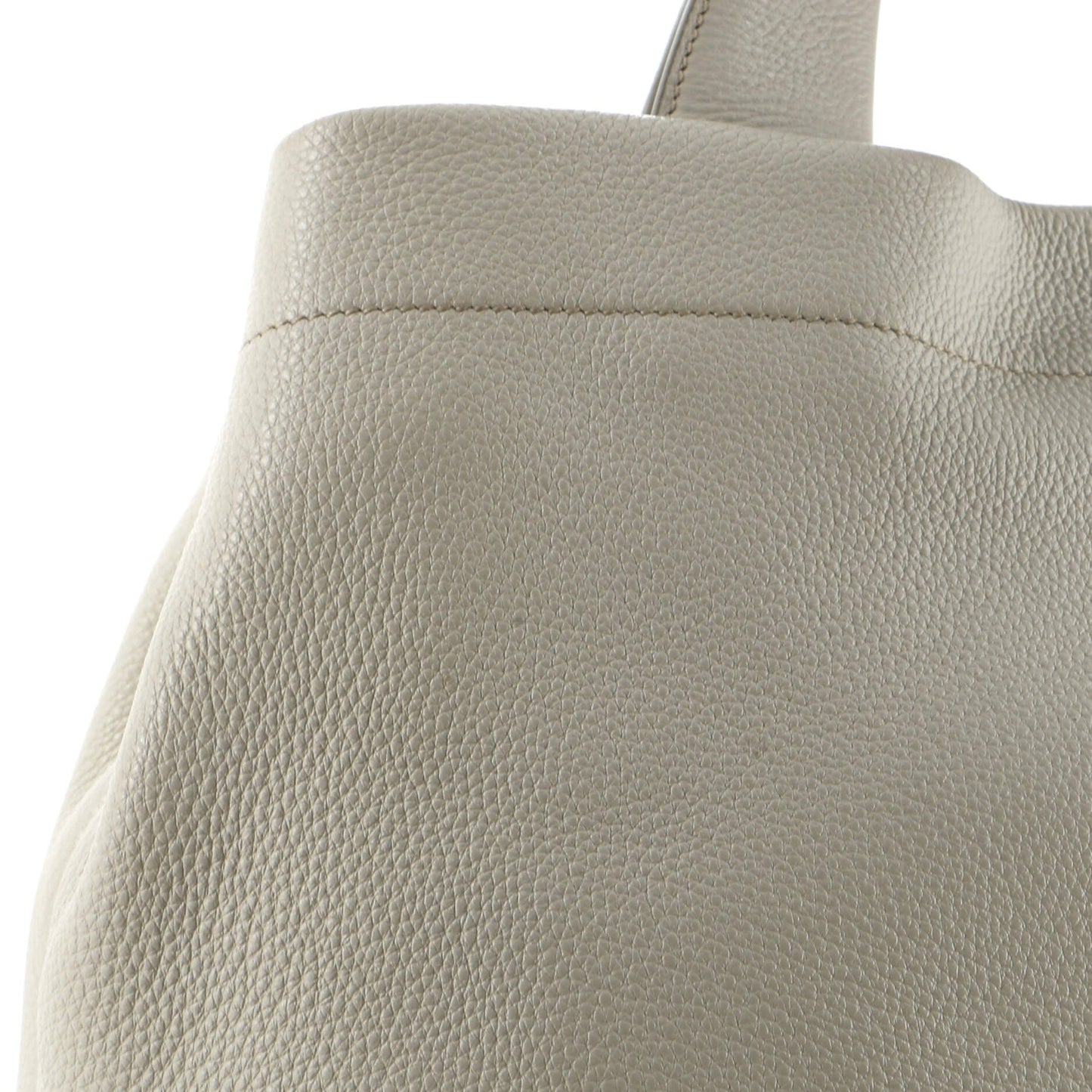 Prada Logo Tote Perforated Leather Medium