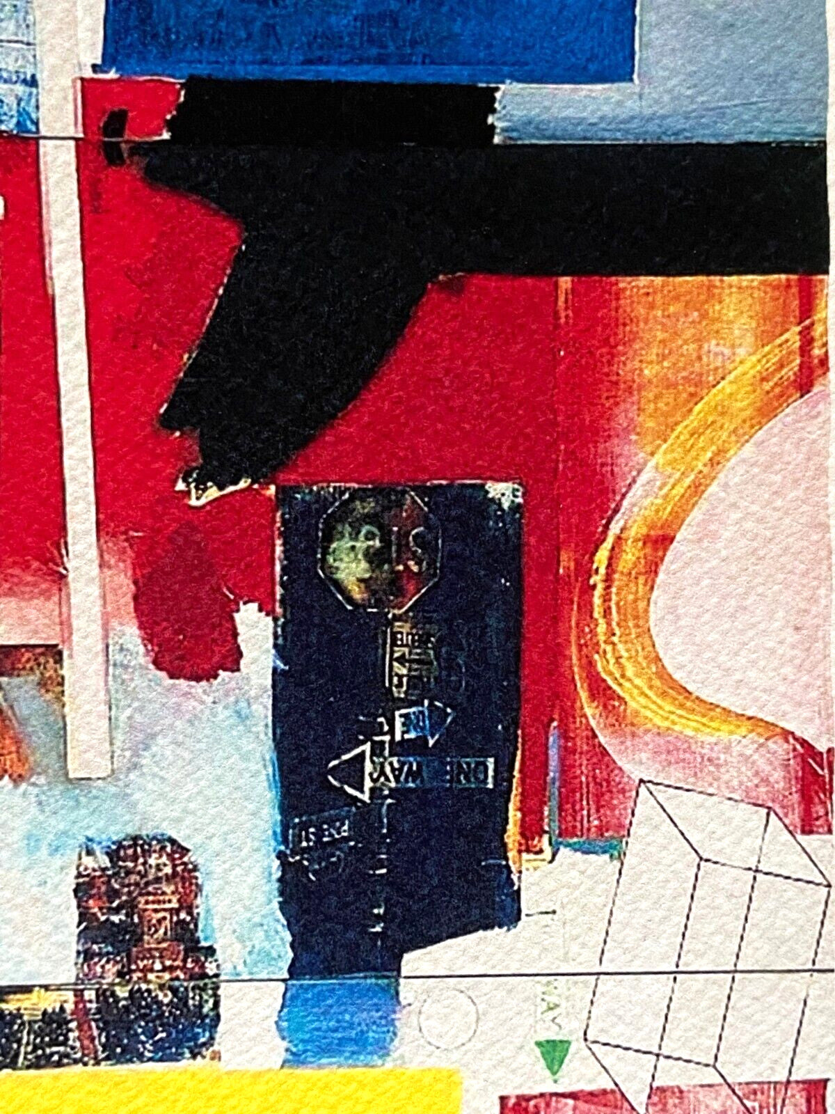 Robert Rauschenberg Lithograph Coa Numbered Stamp