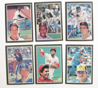 166772 Lot of 23 Signed/ Autograph 1985 Donruss Action All Stars Jumbo Postcards