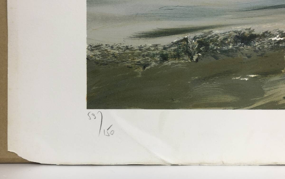 Georges Laporte Lithograph Brittanys Tranquility Signed Ed.53/150 France