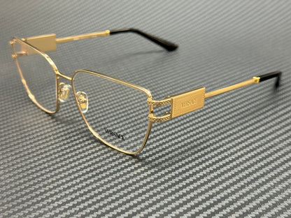Versace Ve1301 1002 Gold Women'S 57 Mm Eyeglasses