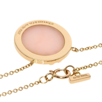 TIFFANY&Co.   Necklace T TWO Diamond Pink Opal