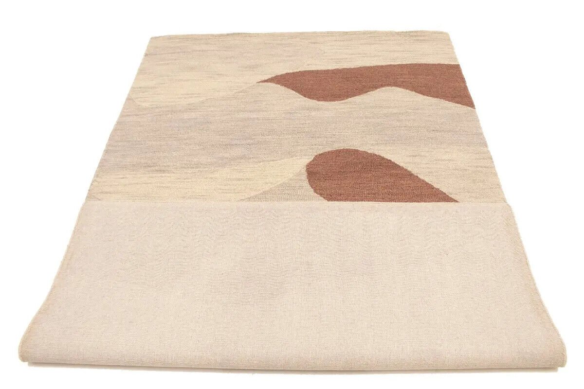 Rare Abstract Style Hand-Tufted Rug Foyer Size