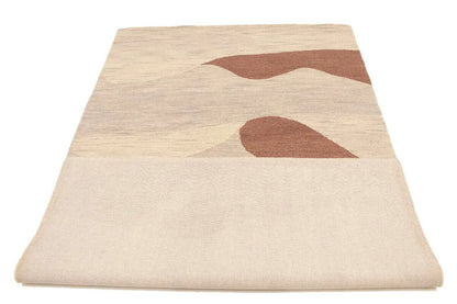 Rare Abstract Style Hand-Tufted Rug Foyer Size