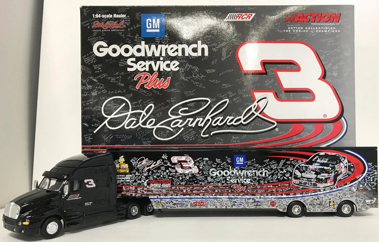 Dale Earnhardt Unsigned #3 2001 Hauler 1:64 Scale Die Cast