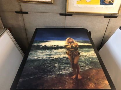 Tommy Merryfield Marilyn Monroe-Malibu Beach " Poster Contemporary