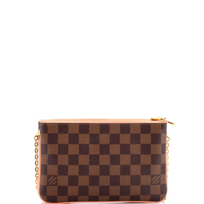 Louis Vuitton Double Zip Pochette Damier
