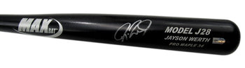 Jayson Werth Signed Max Bat Pro Maple 34 Baseball Bat Mlb Hologram 181757