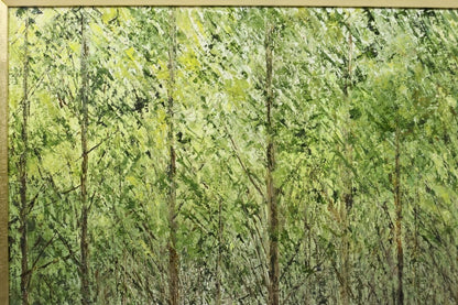 Henri Jacques Masson Signed Oil Painting Forest Landscape Grove September