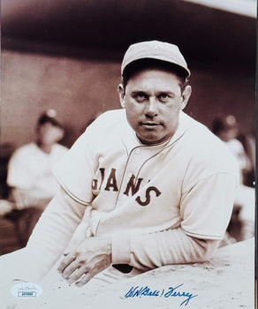 Bill Terry Autographed 8X10 Baseball Photo (Jsa)