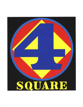 Robert Indiana Polygon: Square (Number Four) 