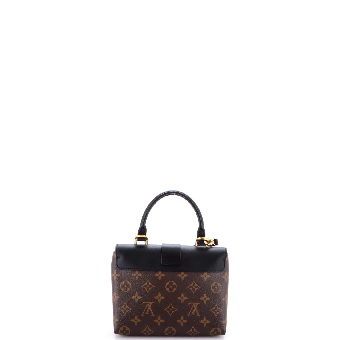 Louis Vuitton Locky Handbag Monogram Canvas With Leather Bb