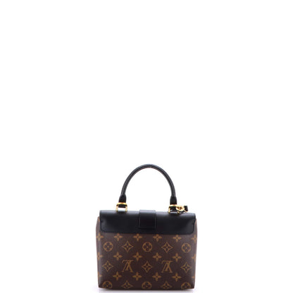 Louis Vuitton Locky Handbag Monogram Canvas With Leather Bb