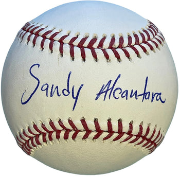 Sandy Alcantara Autographed Official Major League