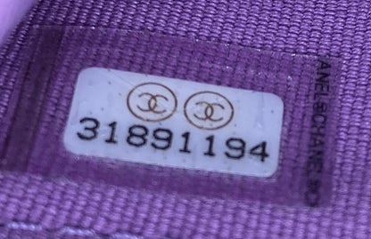 Chanel Pending Cc Card Holder On Chain Quilted Lambskin