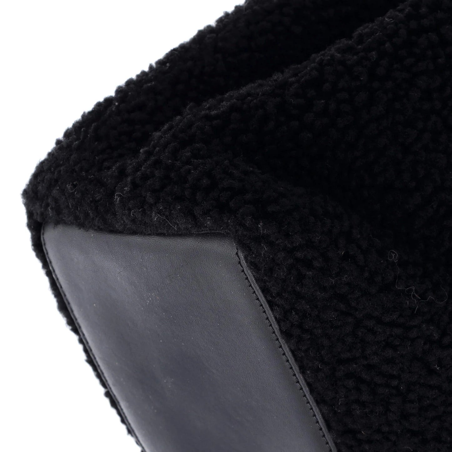 Saint Laurent Loulou Shoulder Bag Shearling Medium