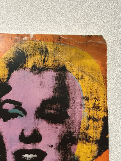 27" Andy Warhol Tel Aviv Israel 1992 Exhibition Poster Marilyn Monroe 39" x