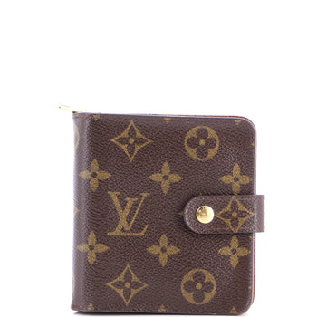 Louis Vuitton Compact Zippe Wallet Monogram Canvas