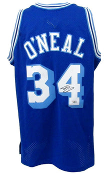 Shaquille O'Neal Hof Signed La Lakers Mitchell &
