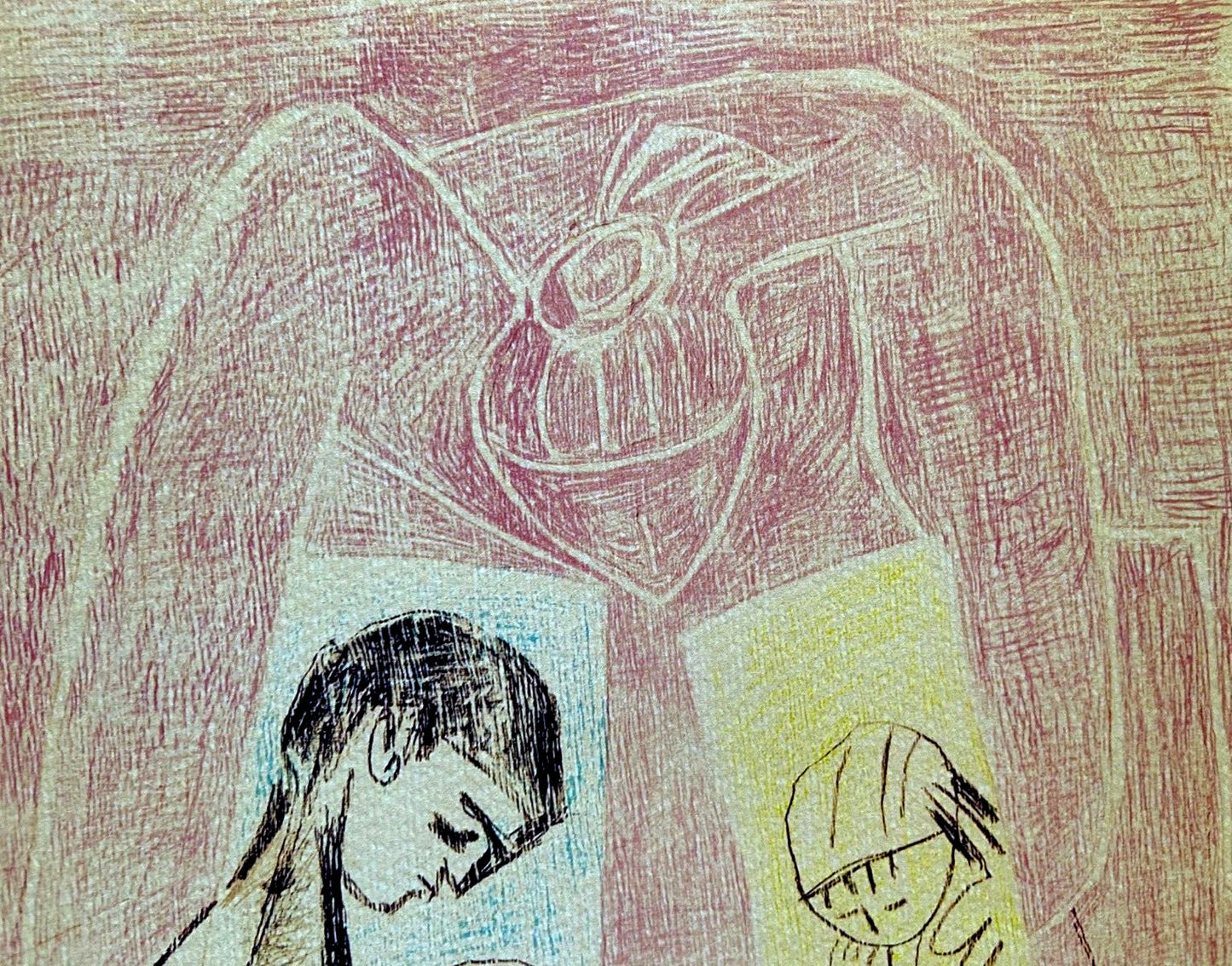 Pablo Picasso Coa Signed / Numbered In Pencil Crayon / Paul Klee