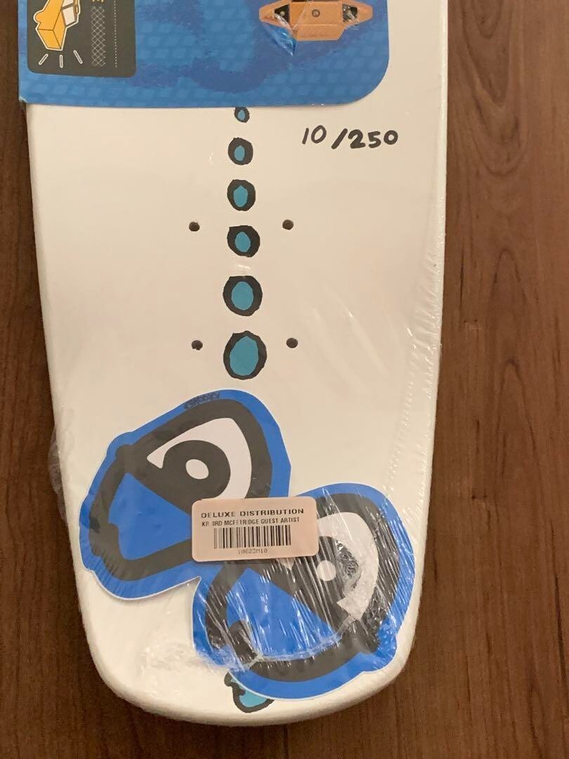 Krooked zip zinger skateboard deck guest artist geoff mcfetridge 2014