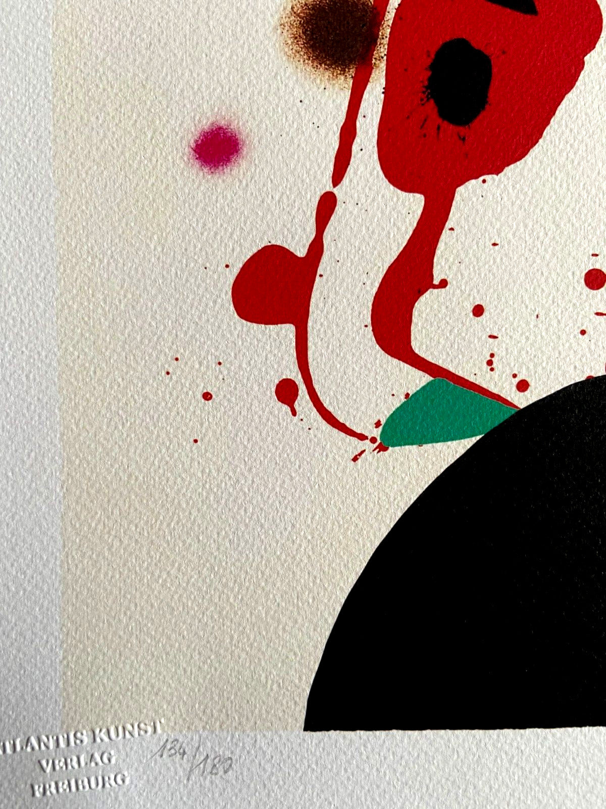 Joan Mir Lithograph Coa Signed Op Numbered In Pencil