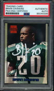 Brian Dawkins Hof Eagles Signed1996  Stadium Club