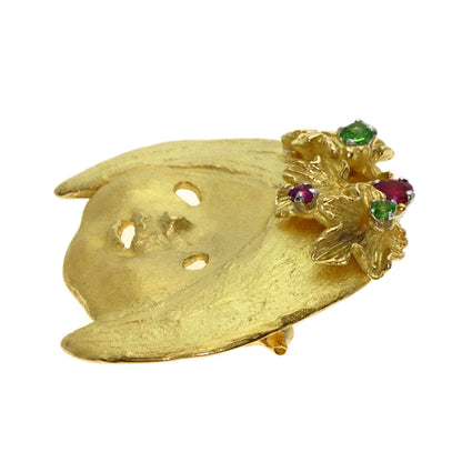 Iwakura Koji   Brooch Girl Color Stone Pendant