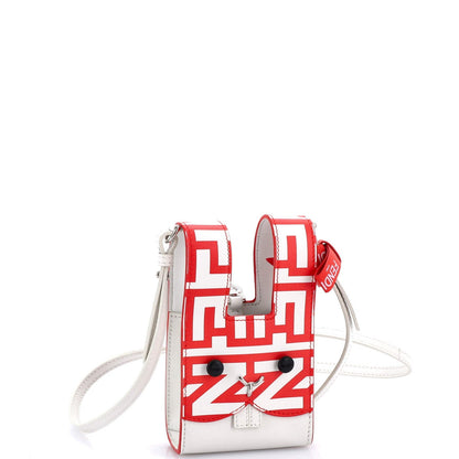 Fendi X Marc Jacobs Bunny Bag Printed Leather Mini