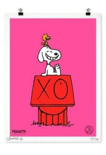 Andre Saraiva - Snoopy Peanuts Original Serigraph Signed Framed Ed100