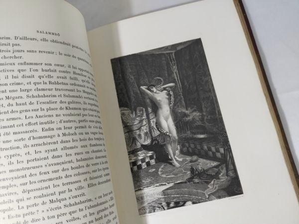 1900 Salammbo Flaubert, Rochegrosse Etchings, 2 Vol, Ferroud Limited 600
