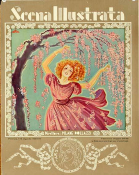 Scena Illustrata Arts Literature Music Theatre Flower Girl1900