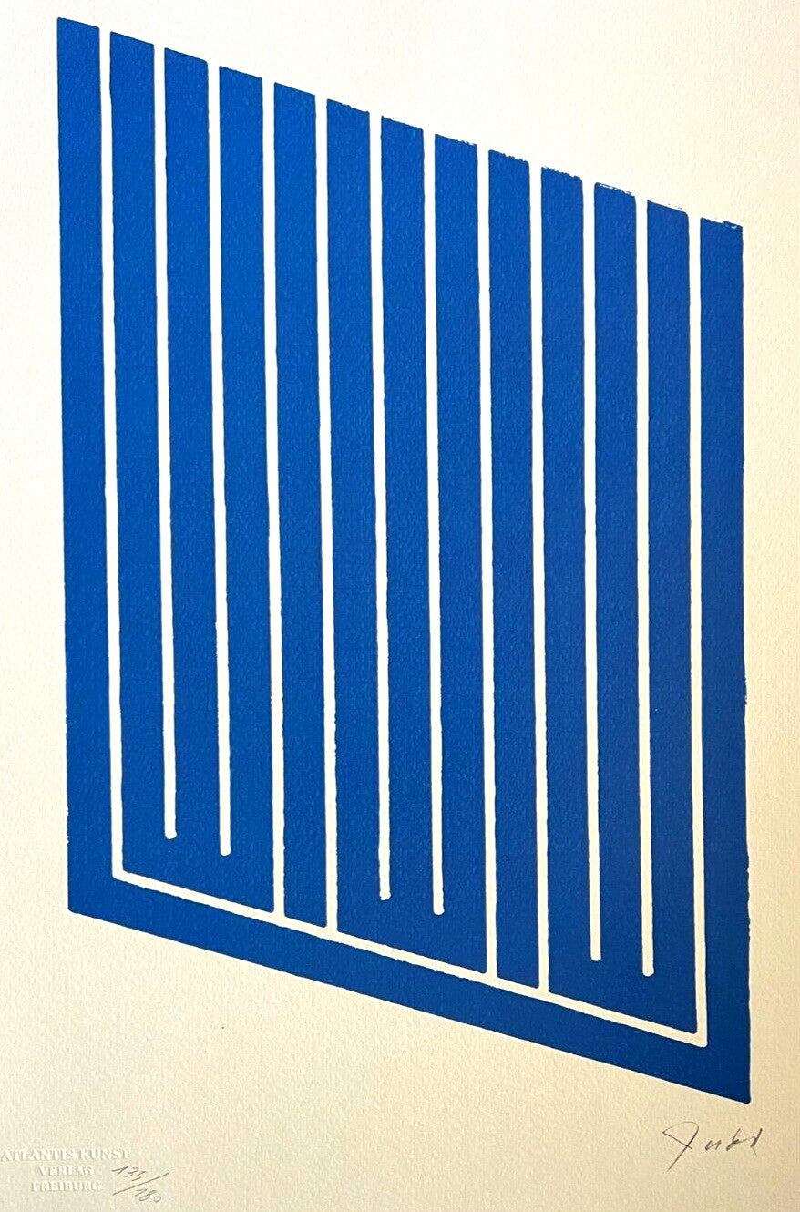 Donald Judd Lithograph
