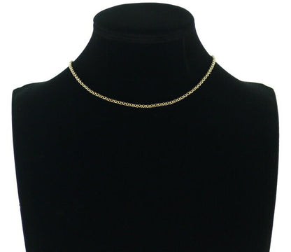 Carrera Y Carrera Rolo Chain Necklace 45Cm 18K 750 Yellow Gold