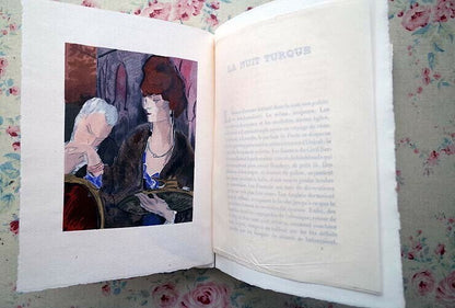 Paul Morand - Ouvert La Nuit 1924 Watercolors By Raoul Dufy Andr Favory Paris