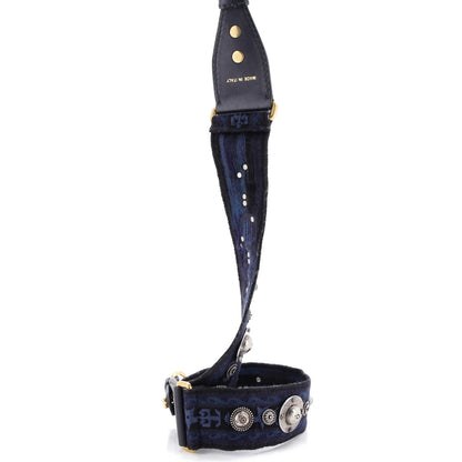 Christian Dior Shoulder Strap Embellished Canvas