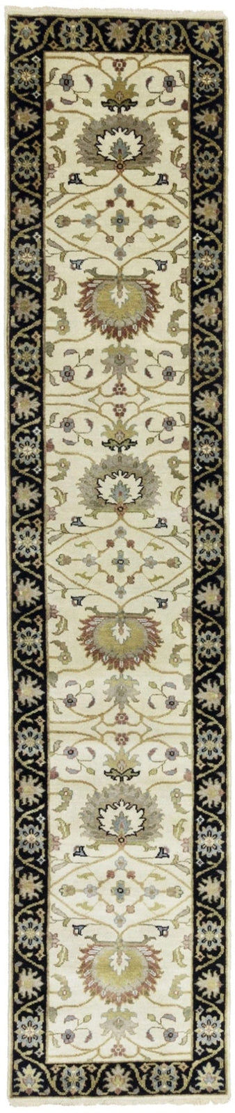 Oriental Wool Runner Rug Floral Chobi Peshawar