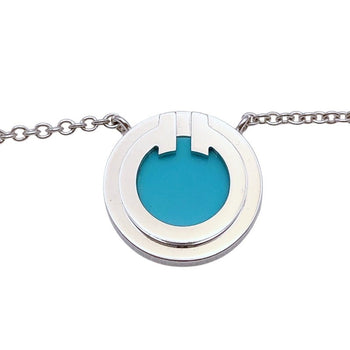 Tiffany & Co. T Circle Necklace With Turquoise