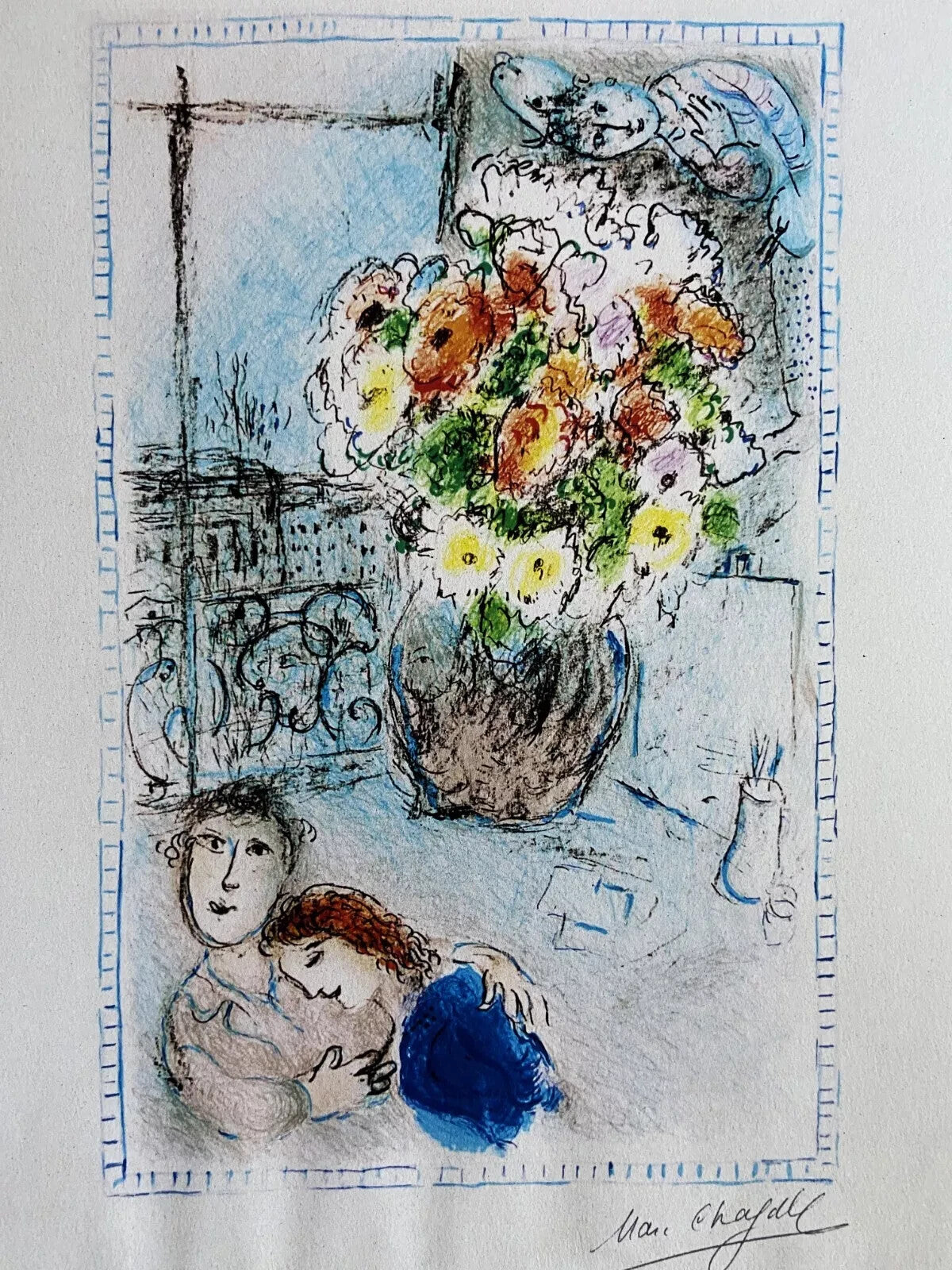 Marc Chagall Lithograph Maeght-1984-(Henri Matisse Fernand Lger Frida Kahlo)