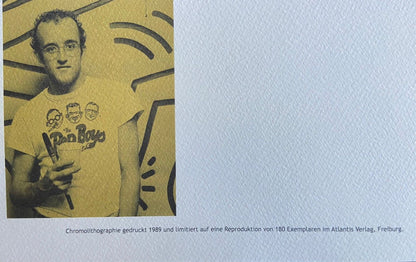 Keith Haring Lithograph Coa