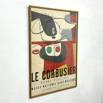 Le Corbusier 1954 Vintage Exhibition Poster Original Lithograph Print