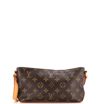 Louis Vuitton Trotteur Handbag Monogram Canvas