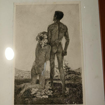 Bruno Hroux Vae Solis No.4 Original Etching Nude