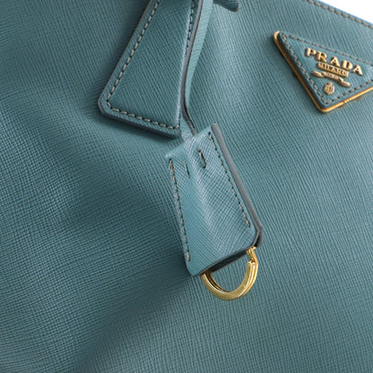 Prada Double Zip Lux Tote Saffiano Leather Small