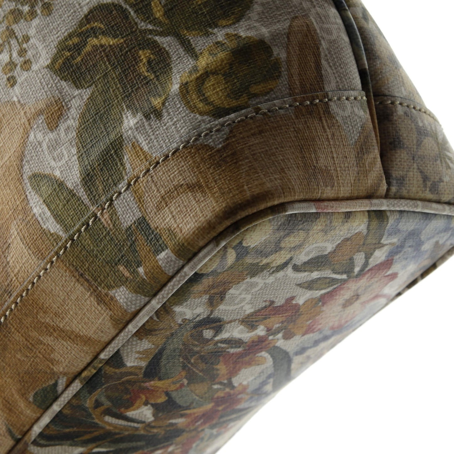 Gucci Ophidia Tote Water Flora Gg Coated Canvas Medium