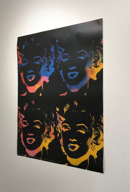 1993 Andy Warhol Montreal Museum of Fine Arts Exhibition Poster 4 Marilyns