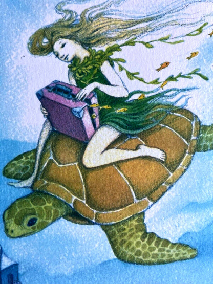 Alessandra Roberti Lithograph Tecnica Mista Pastello Firmata Numerata