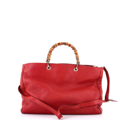 Gucci Bamboo Shopper Tote Leather Large