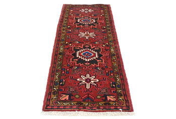 Vintage Hand-Knotted Oriental Runner Rug 2'3X6'2