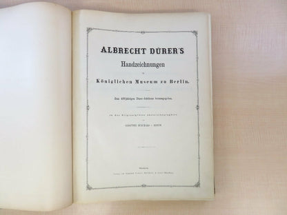Albrecht Durer Drawings - Handzeichnungen Im Koniglichen Museum Zu Berlin 1871